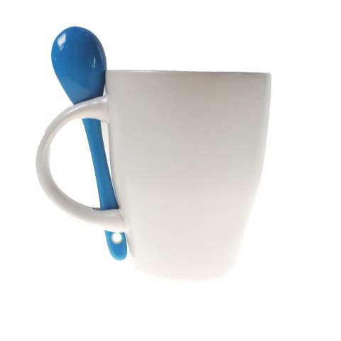 Kubek ceramiczny 300 ml z łyżeczką Kubek ceramiczny 300 ml z łyżeczką