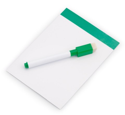 Tablica do pisania z magnesem na lodówkę, pisak, gumka Tablica do pisania z magnesem na lodówkę, pisak, gumka