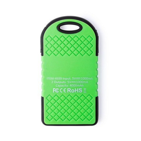 Wodoodporny power bank 4000 mAh, ładowarka słoneczna Wodoodporny power bank 4000 mAh, ładowarka słoneczna
