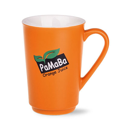 Kubek COOL 240ml, pomarańczowy/biały Kubek COOL 240ml, pomarańczowy/biały