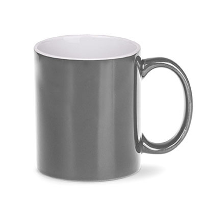 Kubek TOMEK CLASSIC 300 ml, szary/biały