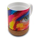Kubek ceramiczny 370 ml z korkowym elementem | Kate Kubek ceramiczny 370 ml z korkowym elementem | Kate
