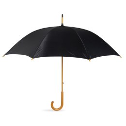 Parasol z drewnianą rączką czarny