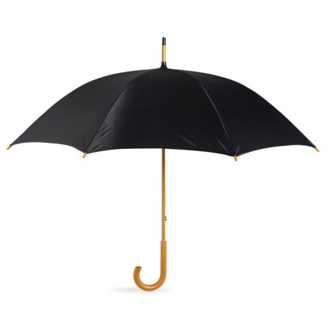 Parasol z drewnianą rączką czarny Parasol z drewnianą rączką czarny