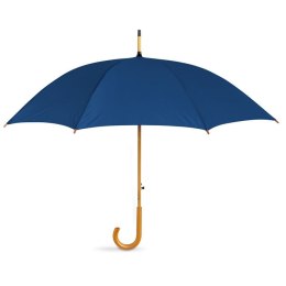 Parasol z drewnianą rączką granatowy