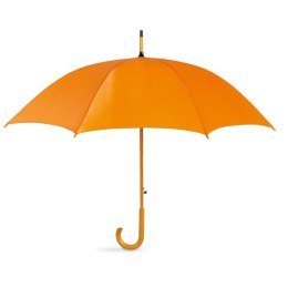 Parasol z drewnianą rączką pomarańczowy