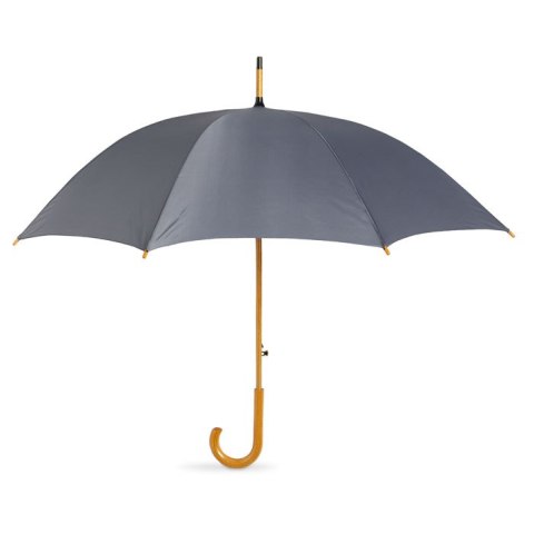 Parasol z drewnianą rączką szary Parasol z drewnianą rączką szary