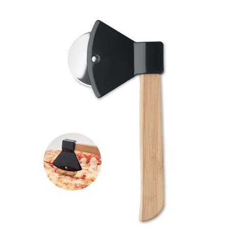 Bambusowy nóż do pizzy czarny Bambusowy nóż do pizzy czarny