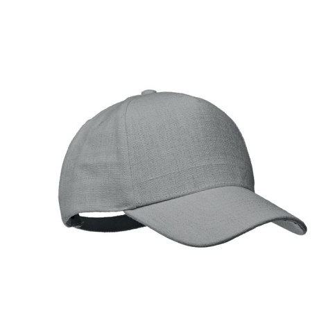 Czapka z daszkiem z konopi szary Czapka z daszkiem z konopi szary