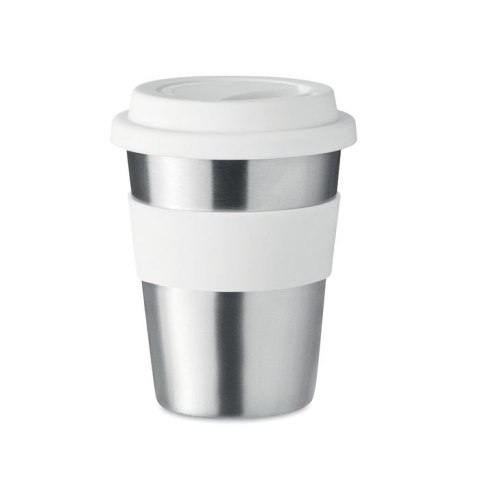 Kubek, stal nierdzewna 350ml biały Kubek, stal nierdzewna 350ml biały