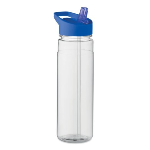 RPET butelka 650ml PP flip lid niebieski RPET butelka 650ml PP flip lid niebieski