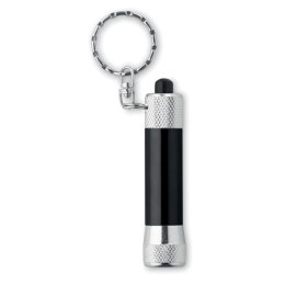 Aluminiowy brelok latarka czarny