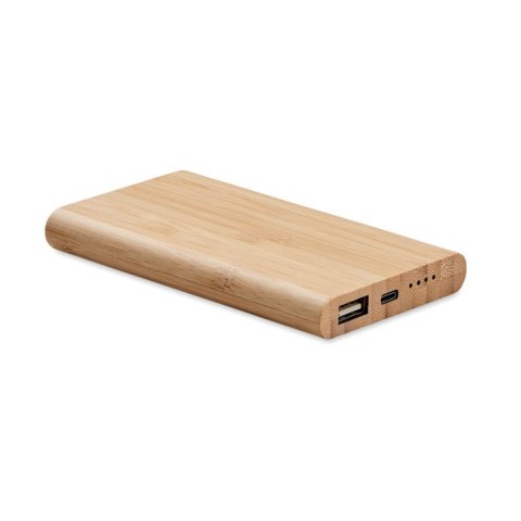 Bambusowy power bank 4000 mAh drewna Bambusowy power bank 4000 mAh drewna