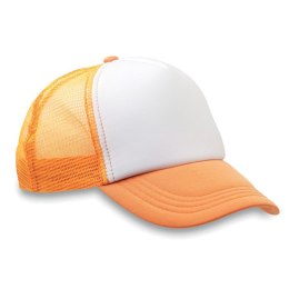 Czapka -bejsbolówka fluorescencyjny pomarańczowy