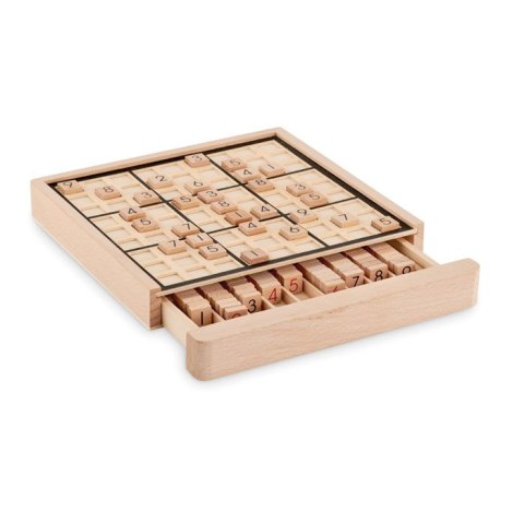 Drewniana gra planszowa sudoku drewna Drewniana gra planszowa sudoku drewna