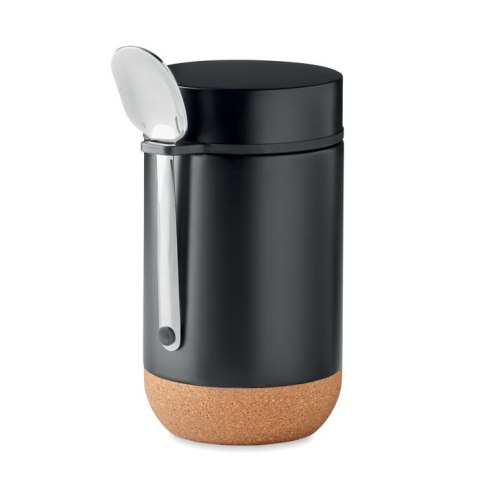 Dwuścienny pojemnik 400 ml czarny Dwuścienny pojemnik 400 ml czarny