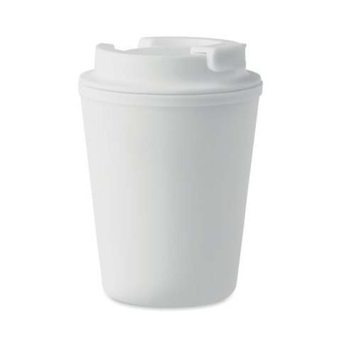 Kubek z recyklingu z PP 300 ml biały Kubek z recyklingu z PP 300 ml biały