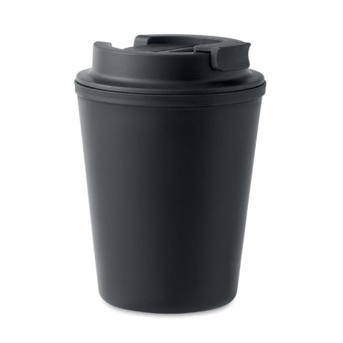 Kubek z recyklingu z PP 300 ml czarny Kubek z recyklingu z PP 300 ml czarny