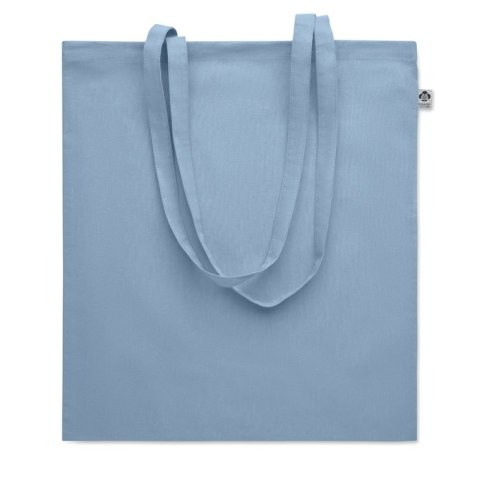 Torba z bawełny organicznej błękitny Torba z bawełny organicznej błękitny