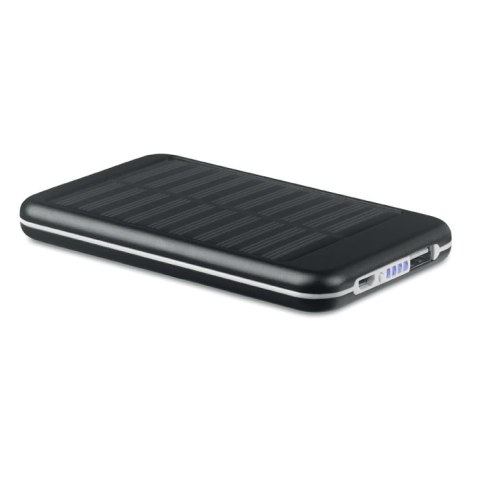 4000 mAH POWERBANK słoneczna czarny 4000 mAH POWERBANK słoneczna czarny