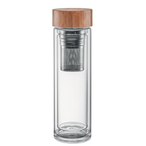 Butelka szklana 400ml przezroczysty Butelka szklana 400ml przezroczysty