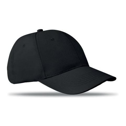 Czapka baseballowa 6 paneli czarny Czapka baseballowa 6 paneli czarny