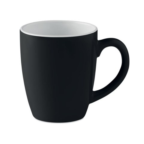 Kolorowy kubek ceramiczny czarny