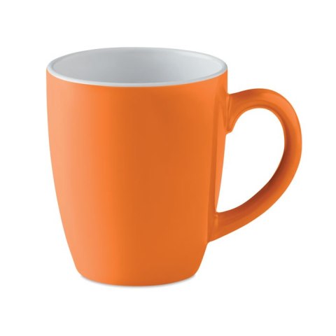 Kolorowy kubek ceramiczny pomarańczowy Kolorowy kubek ceramiczny pomarańczowy