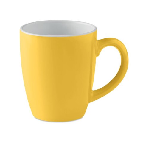 Kolorowy kubek ceramiczny żółty Kolorowy kubek ceramiczny żółty