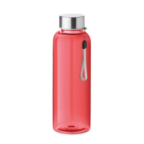 Butelka 500 ml z RPET przezroczysty czerwony Butelka 500 ml z RPET przezroczysty czerwony