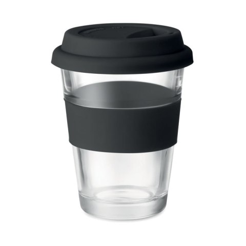 Kubek szklany 350 ml czarny Kubek szklany 350 ml czarny