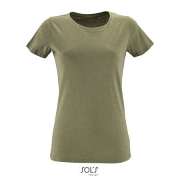 REGENT F Damski T-Shirt melanż khaki L