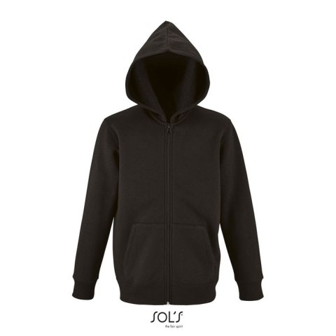 STONE Dziecięcy hoodie Czarny / Czarny opal XXL