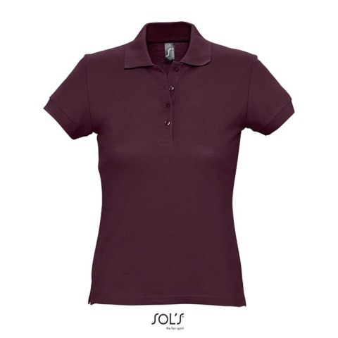 PASSION Damskie POLO 170g Burgundy M PASSION Damskie POLO 170g Burgundy M