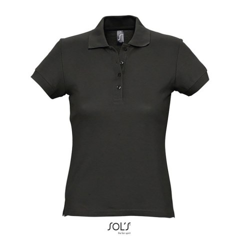 PASSION Damskie POLO 170g Czarny / Czarny opal S PASSION Damskie POLO 170g Czarny / Czarny opal S