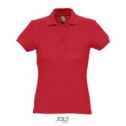 PASSION Damskie POLO 170g Czerwony XL