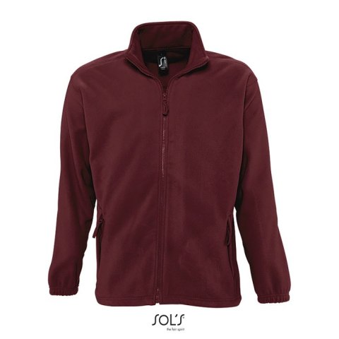 NORTH Męski polar  300g Burgundy 3XL