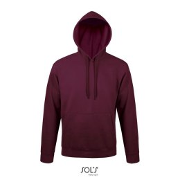 SNAKE sweter z kapturem Burgundy S