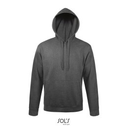 SNAKE sweter z kapturem charcoal melange XS