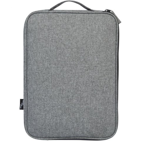 Reclaim 14-calowe etui na laptopa, dwa kolory, z recyklingu z certyfikatem GRS, 2,5 l czarny, szary melanż Reclaim 14-calowe etui na laptopa, dwa kolory, z recyklingu z certyfikatem GRS, 2,5 l czarny, szary melanż