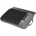 Reclaim 14-calowe etui na laptopa, dwa kolory, z recyklingu z certyfikatem GRS, 2,5 l czarny, szary melanż