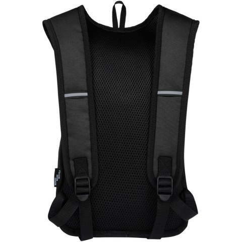 Trails plecak outdorowy, certyfikat GRS, tworzywo RPET, 6,5 l czarny Trails plecak outdorowy, certyfikat GRS, tworzywo RPET, 6,5 l czarny
