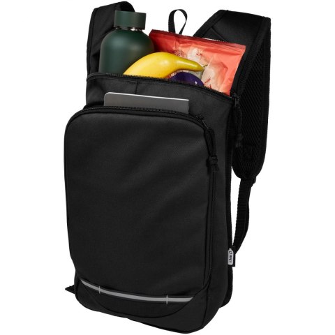 Trails plecak outdorowy, certyfikat GRS, tworzywo RPET, 6,5 l czarny Trails plecak outdorowy, certyfikat GRS, tworzywo RPET, 6,5 l czarny