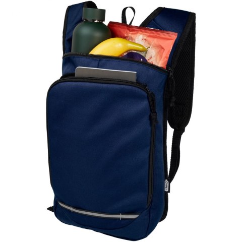 Trails plecak outdorowy, certyfikat GRS, tworzywo RPET, 6,5 l granatowy Trails plecak outdorowy, certyfikat GRS, tworzywo RPET, 6,5 l granatowy