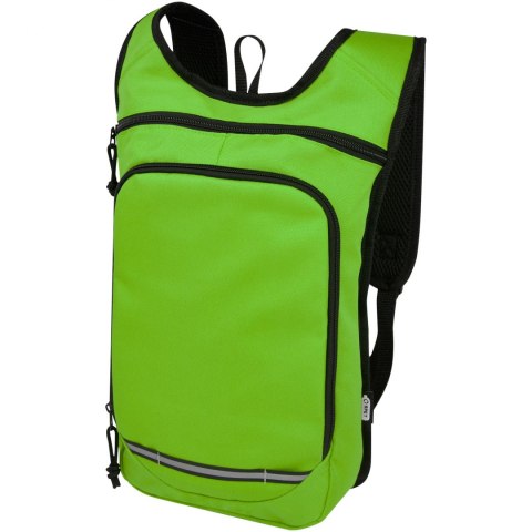 Trails plecak outdorowy, certyfikat GRS, tworzywo RPET, 6,5 l limonka Trails plecak outdorowy, certyfikat GRS, tworzywo RPET, 6,5 l limonka