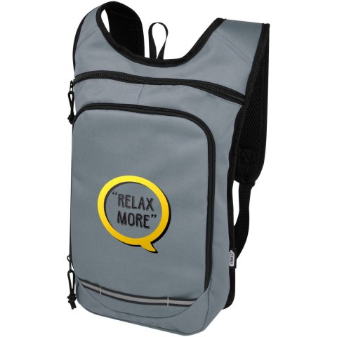 Trails plecak outdorowy, certyfikat GRS, tworzywo RPET, 6,5 l szary Trails plecak outdorowy, certyfikat GRS, tworzywo RPET, 6,5 l szary