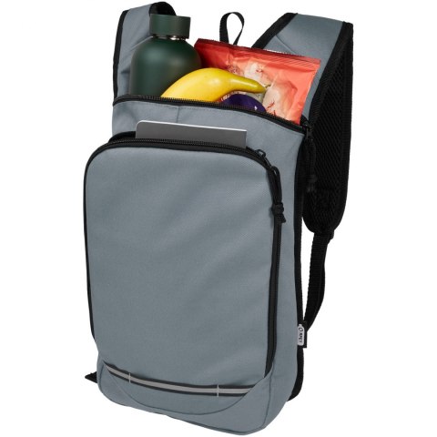 Trails plecak outdorowy, certyfikat GRS, tworzywo RPET, 6,5 l szary Trails plecak outdorowy, certyfikat GRS, tworzywo RPET, 6,5 l szary