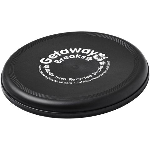 Orbit frisbee z tworzywa sztucznego pochodzącego z recyklingu czarny Orbit frisbee z tworzywa sztucznego pochodzącego z recyklingu czarny