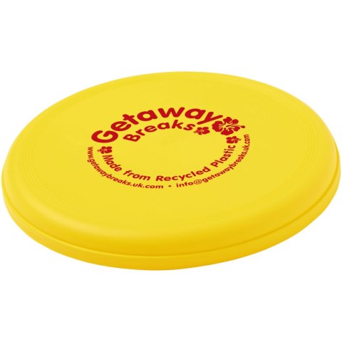 Orbit frisbee z tworzywa sztucznego pochodzącego z recyklingu żółty Orbit frisbee z tworzywa sztucznego pochodzącego z recyklingu żółty