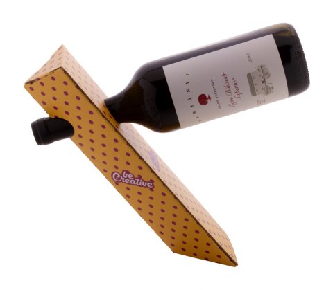 Personalizowany uchwyt na butelkę do wina Personalizowany uchwyt na butelkę do wina